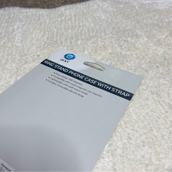 Onn iPhone XS Max Ring Stand Phone Case with Strap - Picture 9 of 9